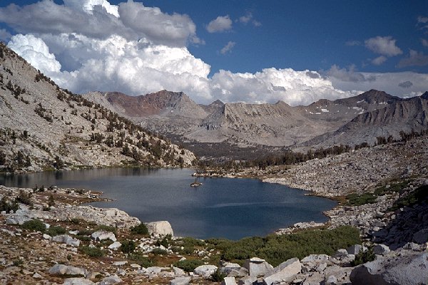 Cartridge Pass basin lake